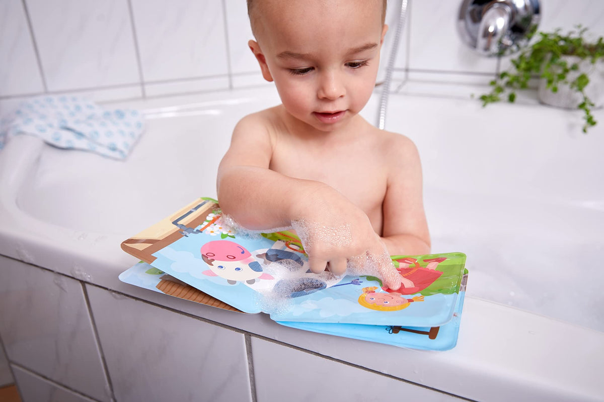 HABA Magic Color Changing Bath Book: Animal Wash Day for Toddlers (18-36m)