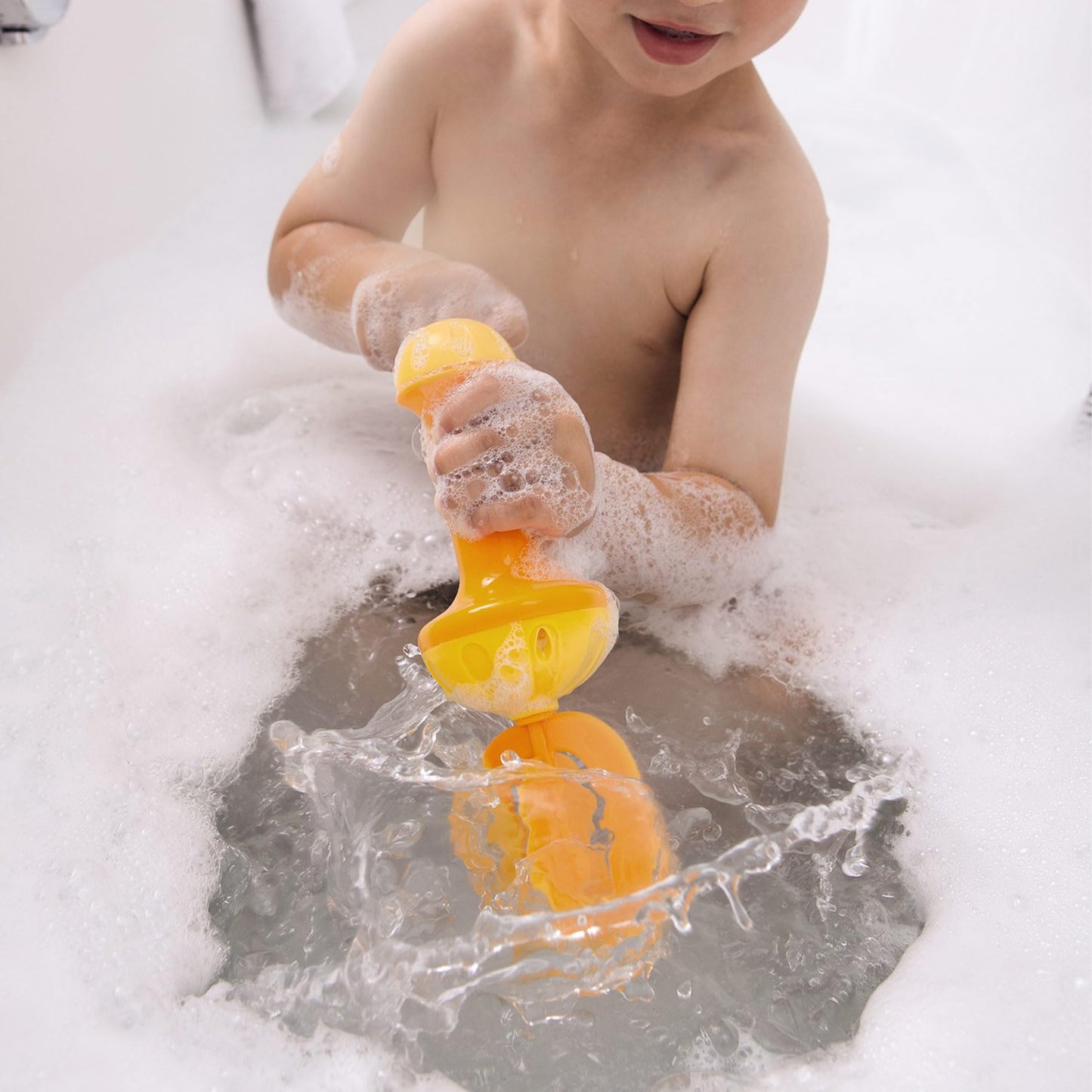 HABA Bubble Bath Whisk for Toddlers – Sensory Bath Toy, Yellow
