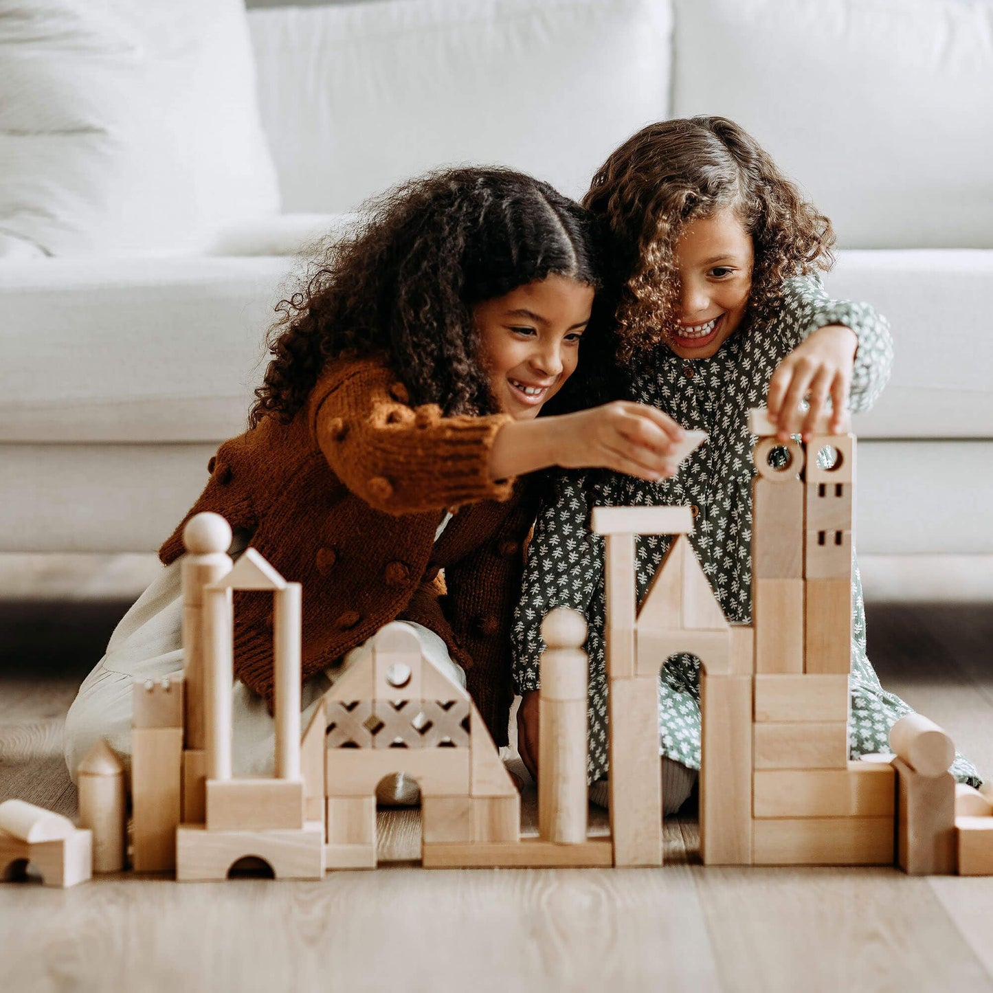 HABA Extra Large Wooden Building Blocks 102-Piece Set – Open-Ended Toddler Toys, Made in Germany