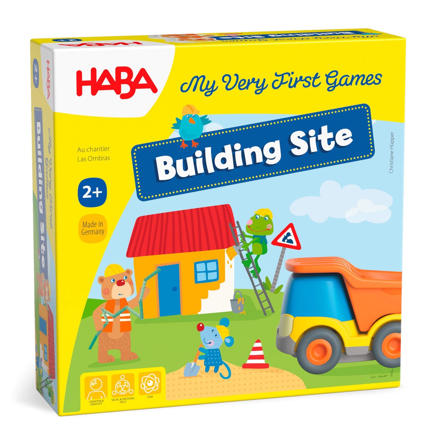 HABA My Very First Games Building Site – Cooperative Toddler Learning Game for 2+