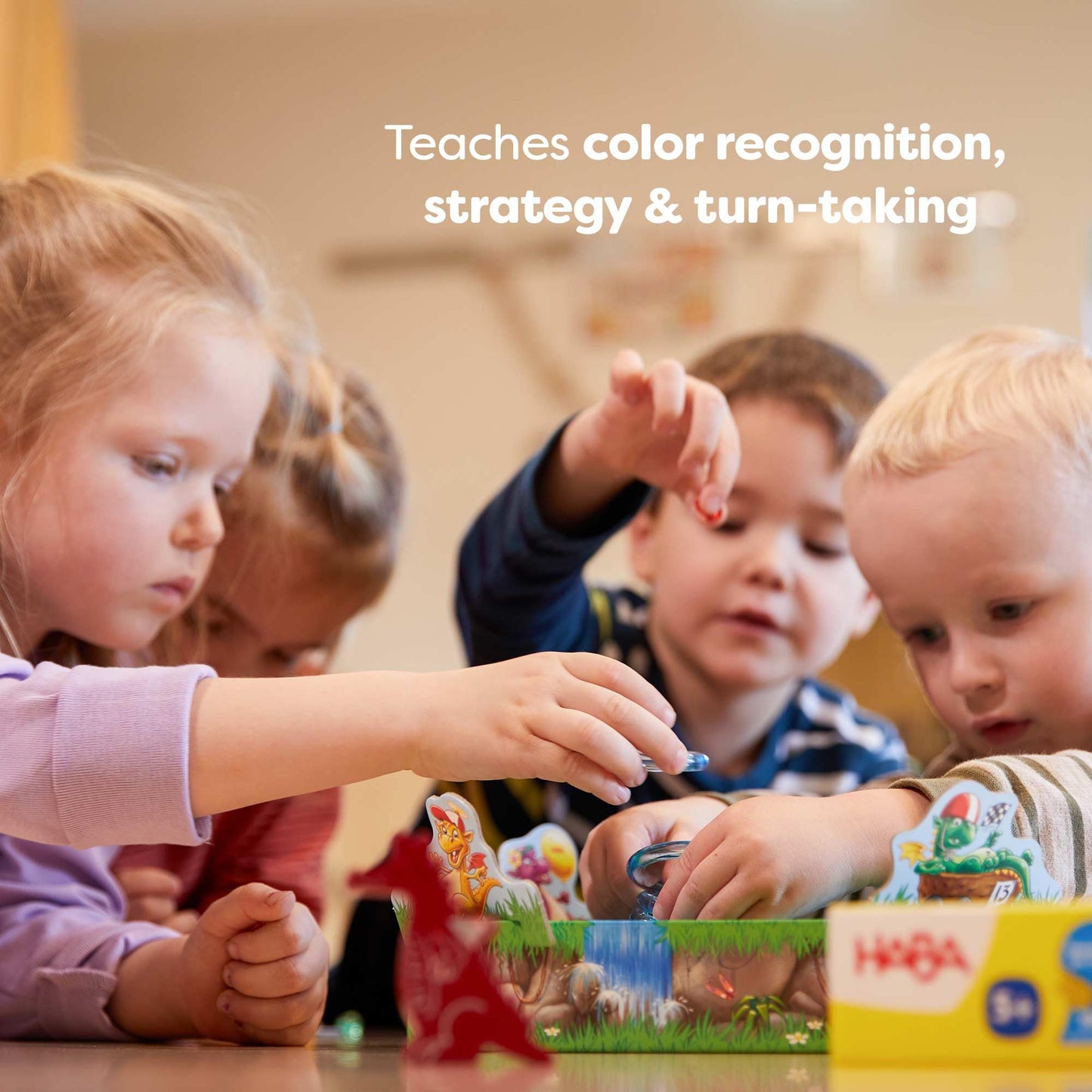 HABA Dragon's Breath Board Game - Award-Winning Family Fun for Ages 5+