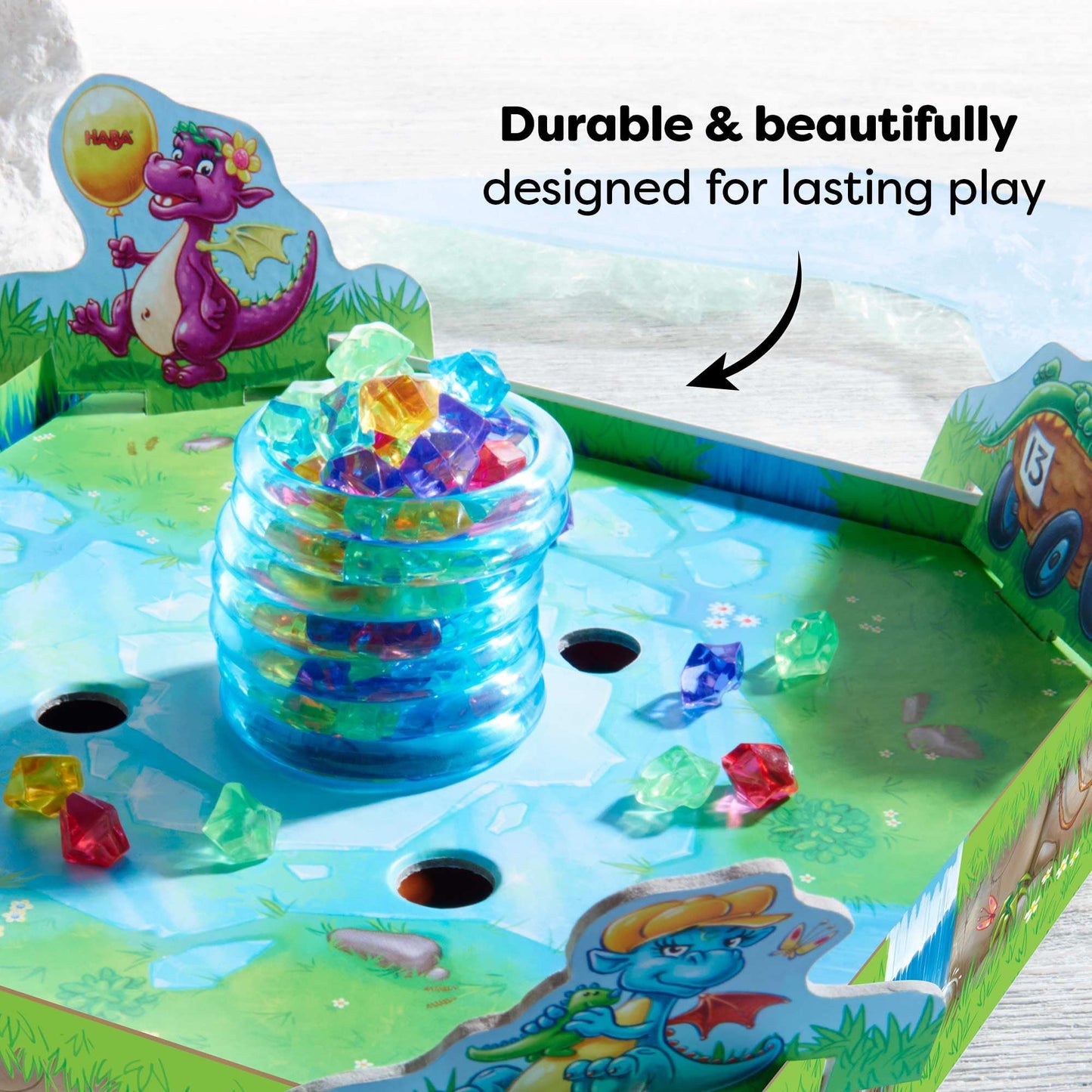 HABA Dragon's Breath Board Game - Award-Winning Family Fun for Ages 5+