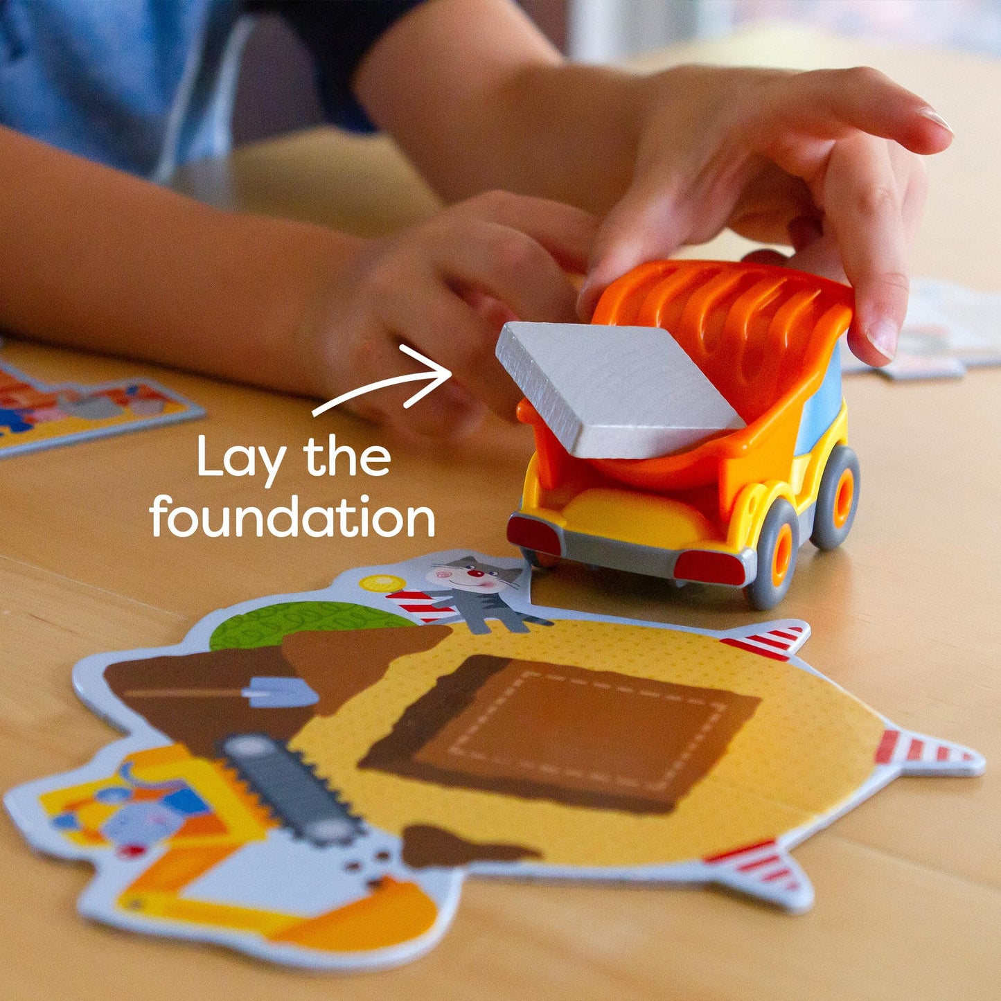 HABA My Very First Games Building Site – Cooperative Toddler Learning Game for 2+