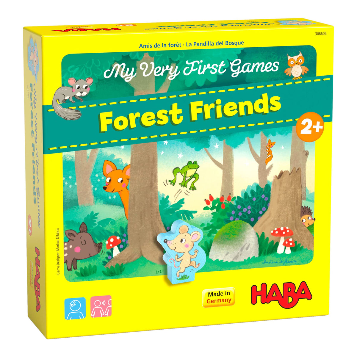 HABA My Very First Games: Forest Friends – 3D Matching & Memory for Toddlers