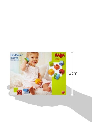 HABA Fun with Sounds: Wooden Discovery Blocks for Toddlers – Made in Germany | Montessori-Inspired Acoustic Blocks