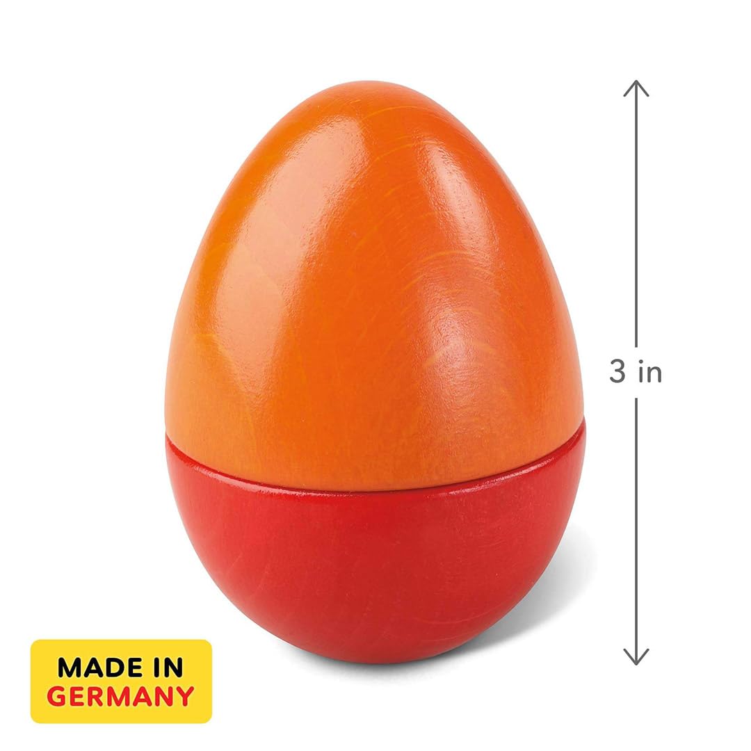 HABA Fun with Sounds Wooden Eggs – Montessori Easter Toys, Made in Germany