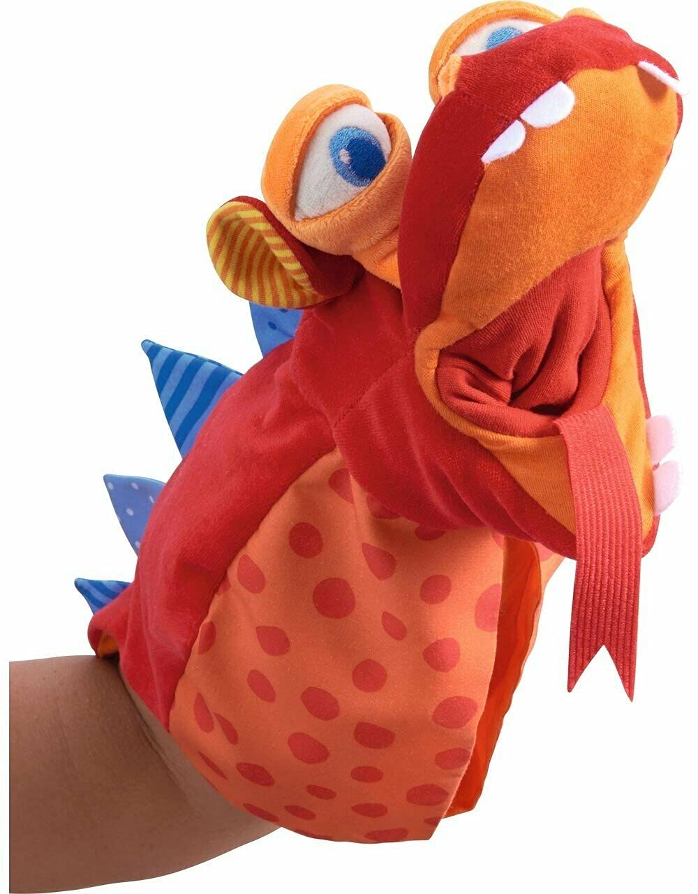 HABA Glove Puppet Eat it Up Dragon – Interactive Hand Puppet for Toddlers 18 Months+
