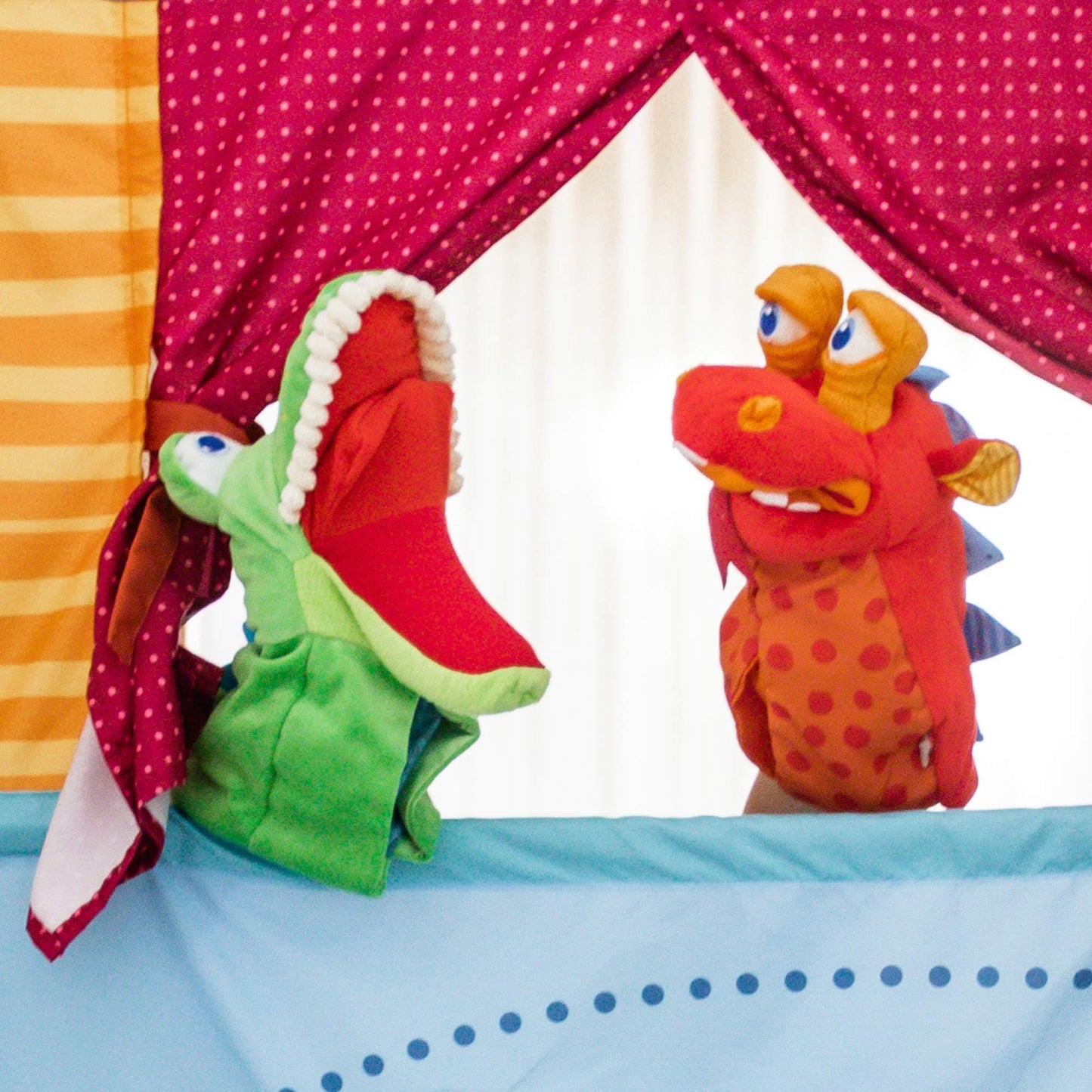 HABA Glove Puppet Eat it Up Dragon – Interactive Hand Puppet for Toddlers 18 Months+