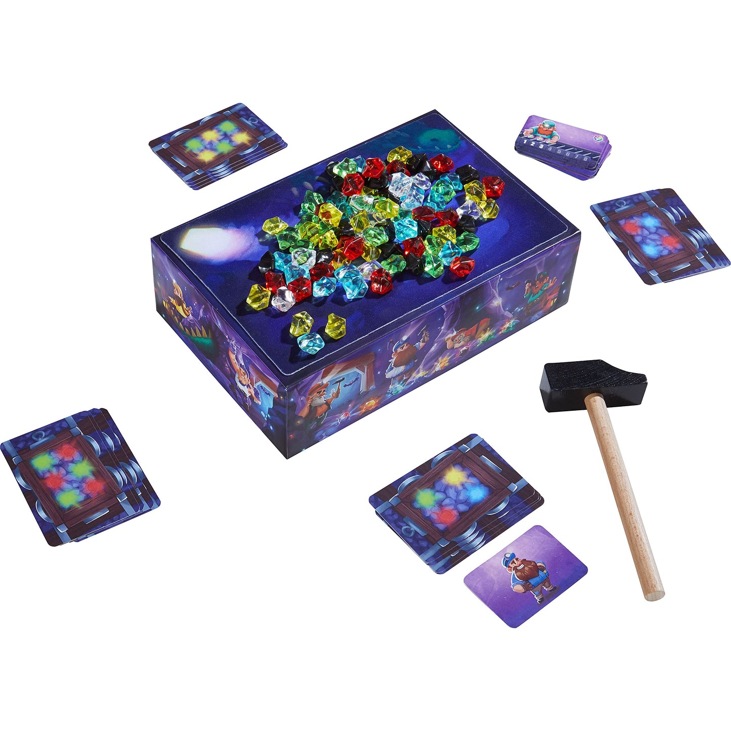 HABA Hammer Time: Fun Treasure-Hunt Board Game for Kids 5+ | Gems, Strategy & Family Play
