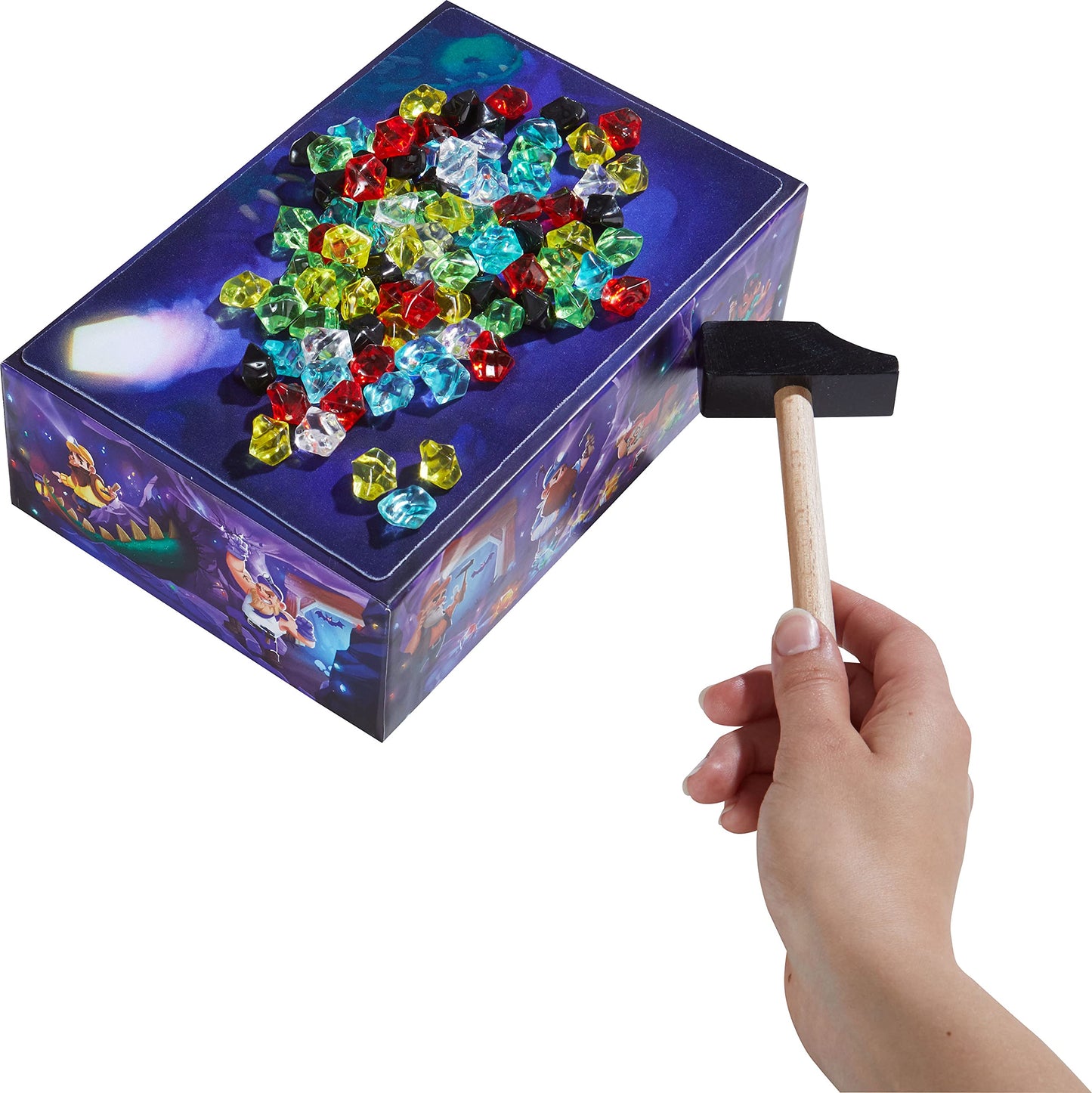 HABA Hammer Time: Fun Treasure-Hunt Board Game for Kids 5+ | Gems, Strategy & Family Play