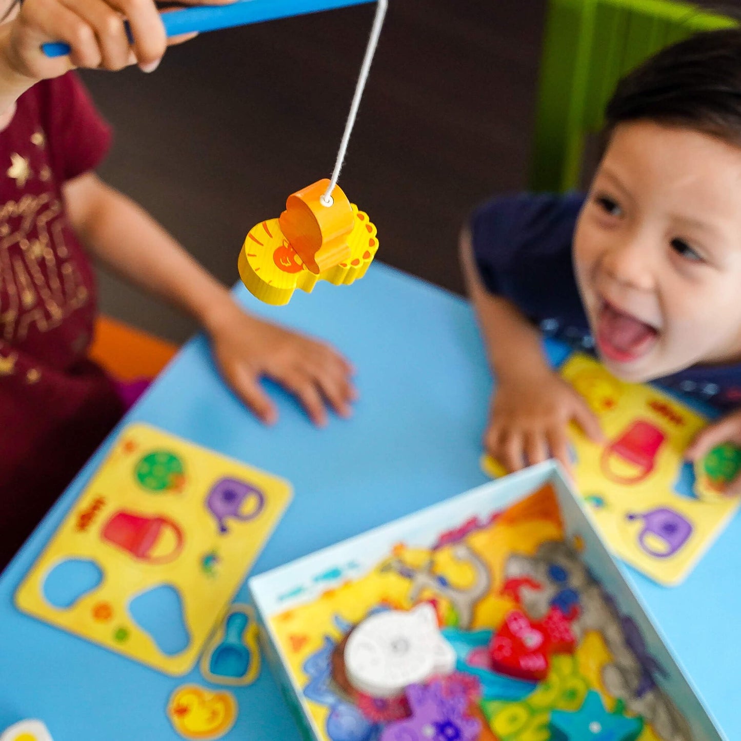 Here Fishy Fishy! Magnetic Fishing Game by HABA – Toddler & Preschool Learning Toy, Made in Germany