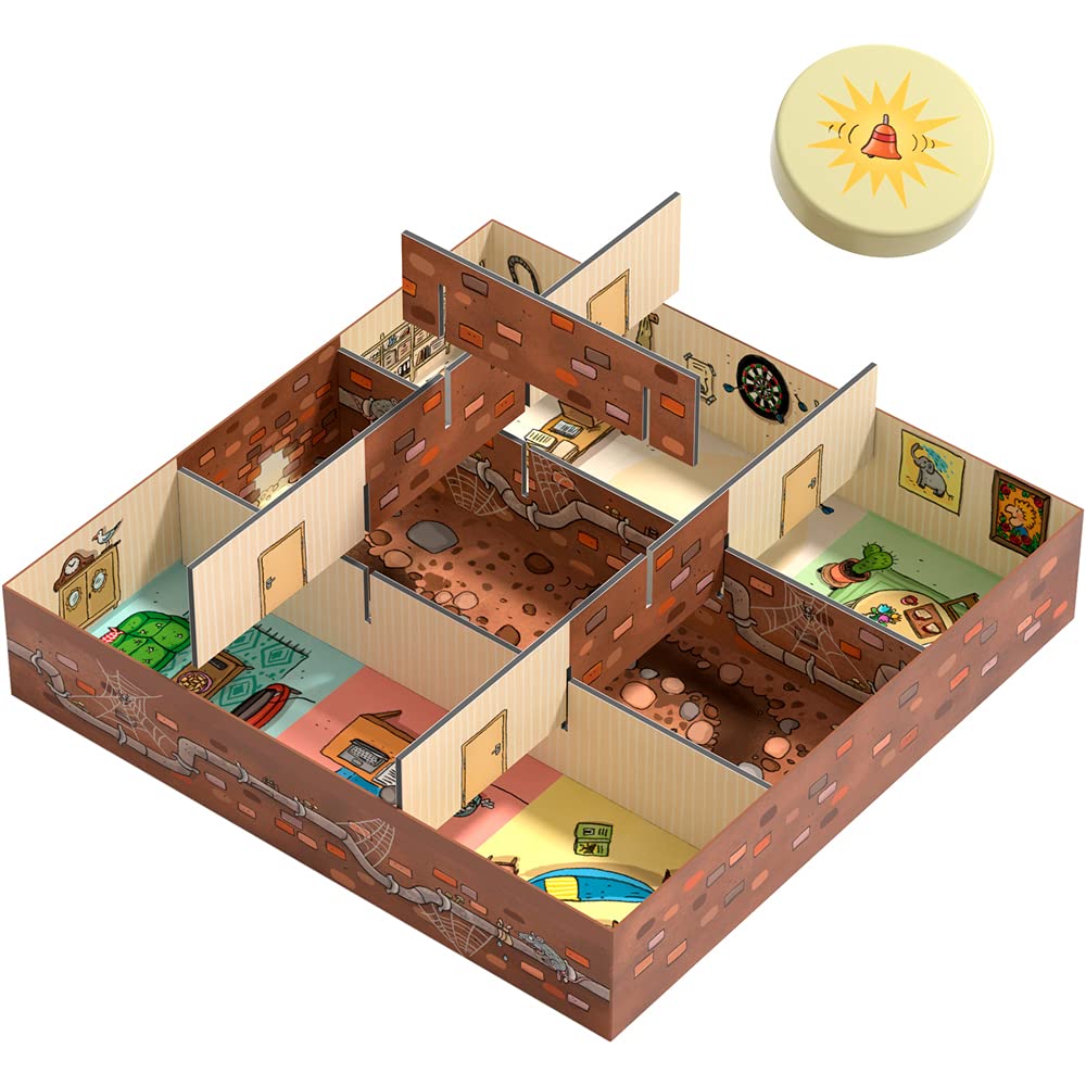 Inspector Mouse: The Great Escape by HABA – Cooperative Detective Board Game for Families