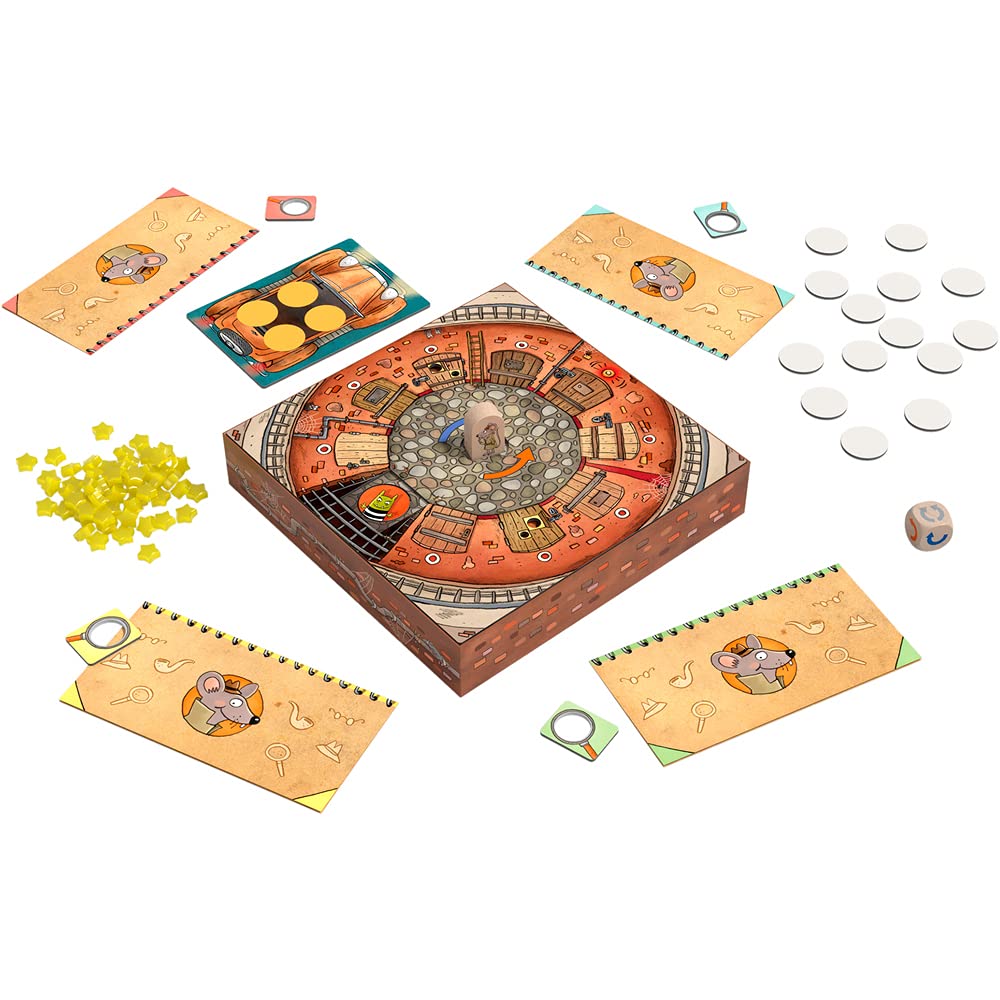 Inspector Mouse: The Great Escape by HABA – Cooperative Detective Board Game for Families