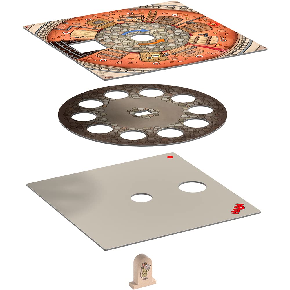 Inspector Mouse: The Great Escape by HABA – Cooperative Detective Board Game for Families