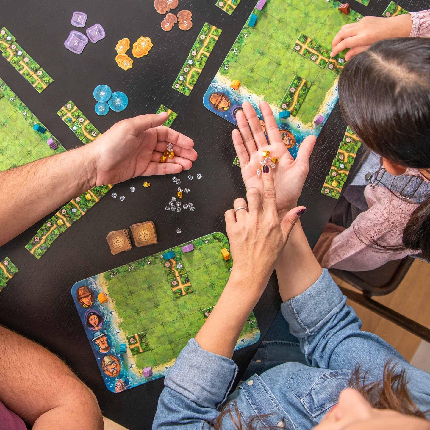 HABA Karuba Jungle Adventure Tile Placement — Family Puzzle Game (Ages 8–12) Made in Germany