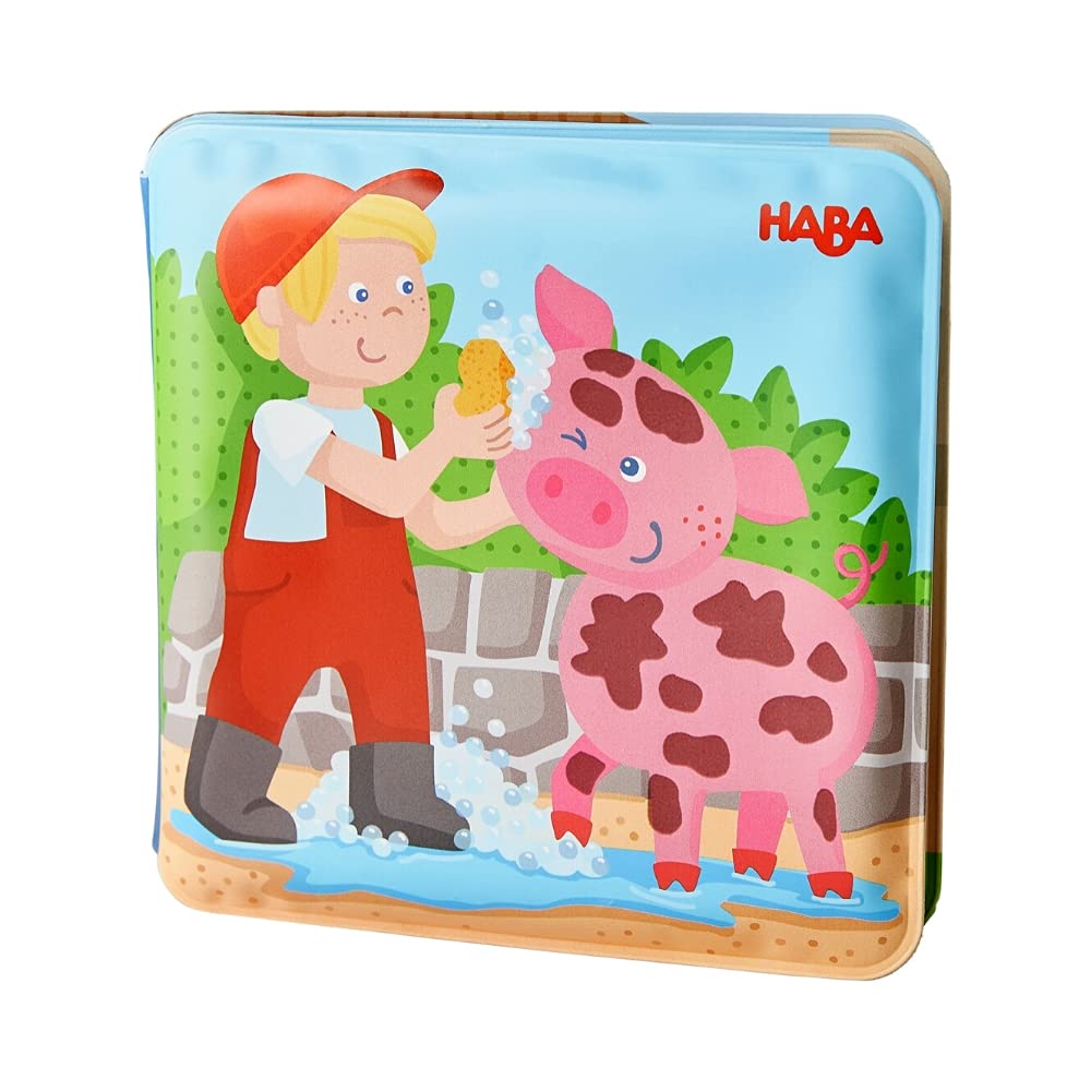 HABA Magic Color Changing Bath Book: Animal Wash Day for Toddlers (18-36m)