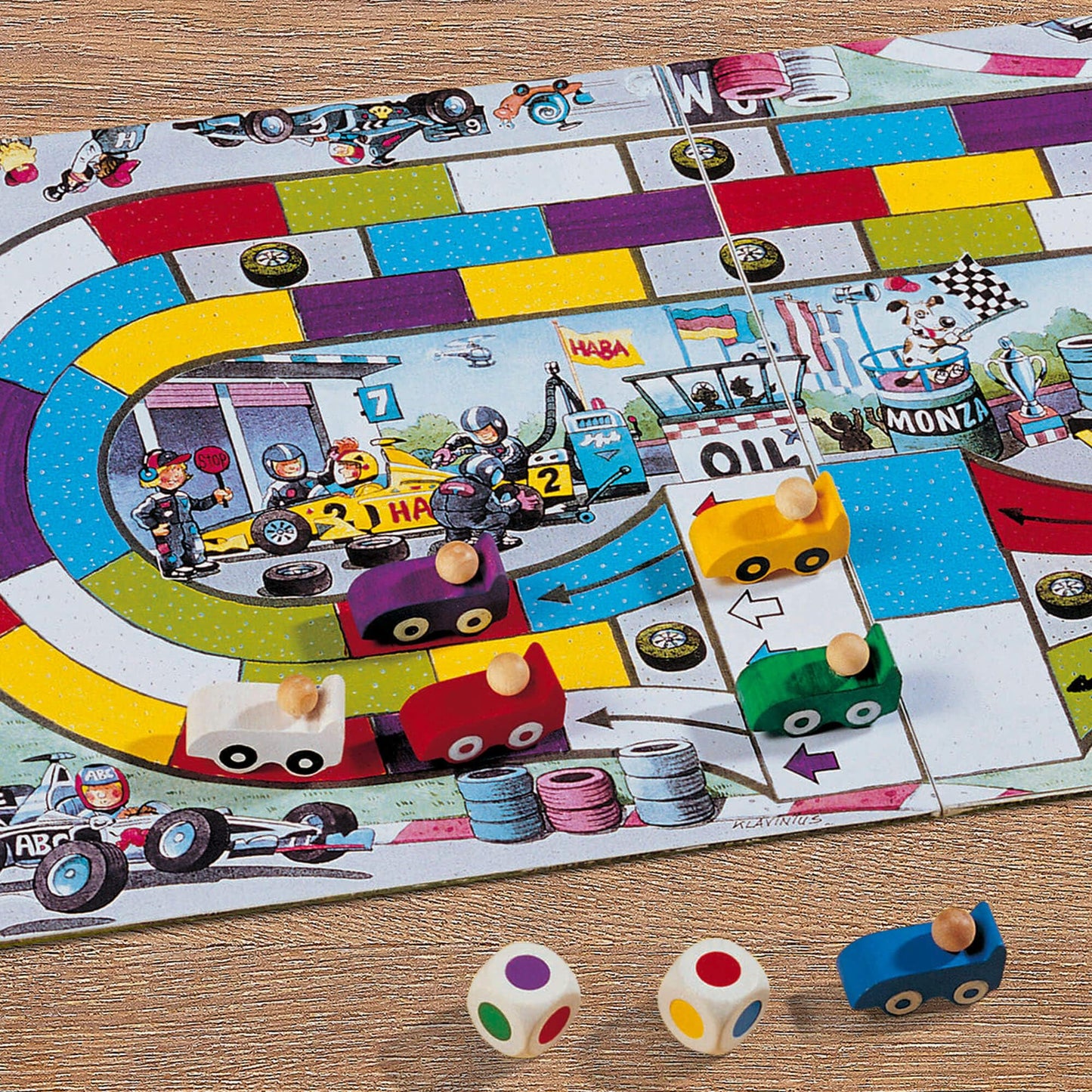 HABA Monza: Car Racing Games & Beginner’s Family Board Game | Made in Germany