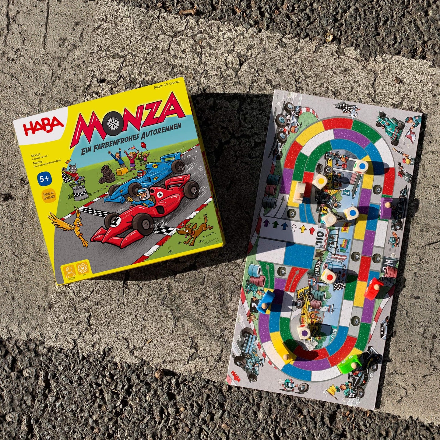 HABA Monza: Car Racing Games & Beginner’s Family Board Game | Made in Germany