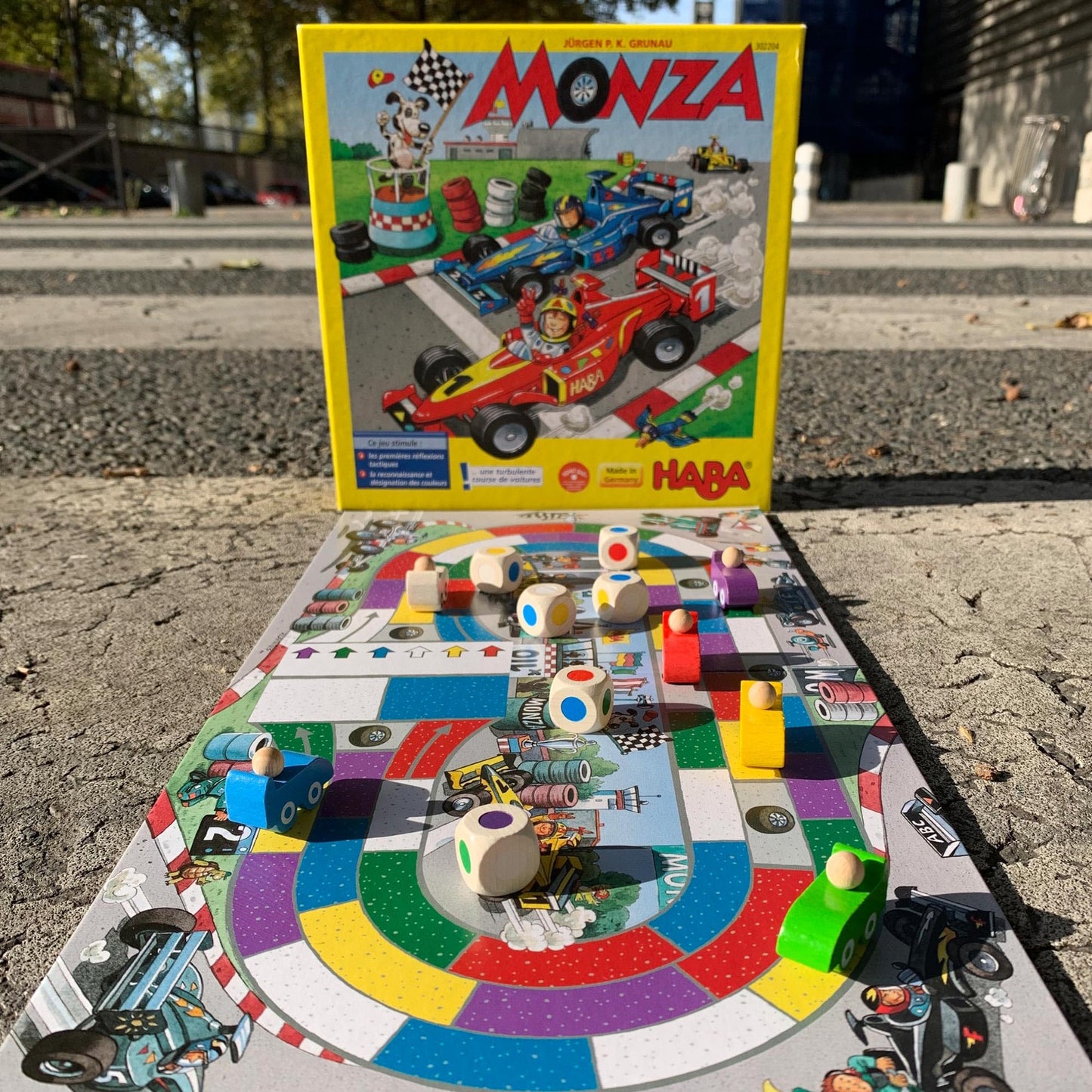 HABA Monza: Car Racing Games & Beginner’s Family Board Game | Made in Germany