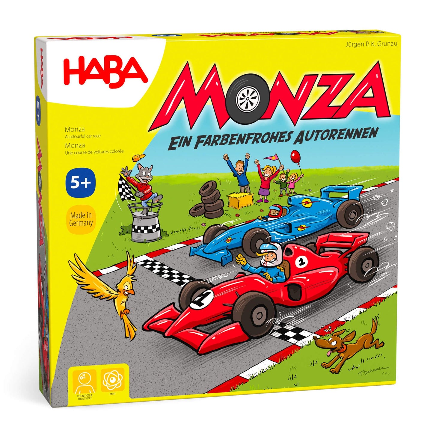 HABA Monza: Car Racing Games & Beginner’s Family Board Game | Made in Germany