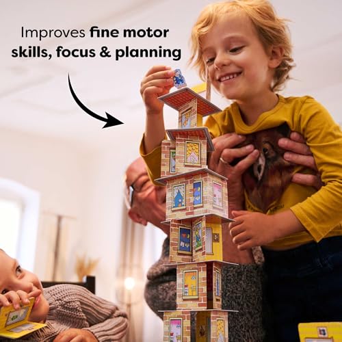 HABA Rhino Hero Game - Card Stacking for Kids 5+ | Award-Winning Family Fun