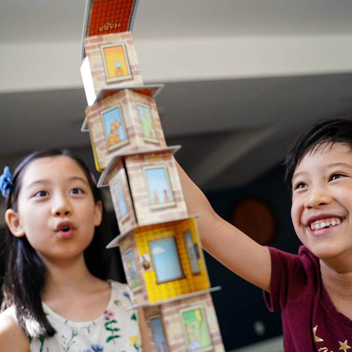 HABA Rhino Hero Game - Card Stacking for Kids 5+ | Award-Winning Family Fun