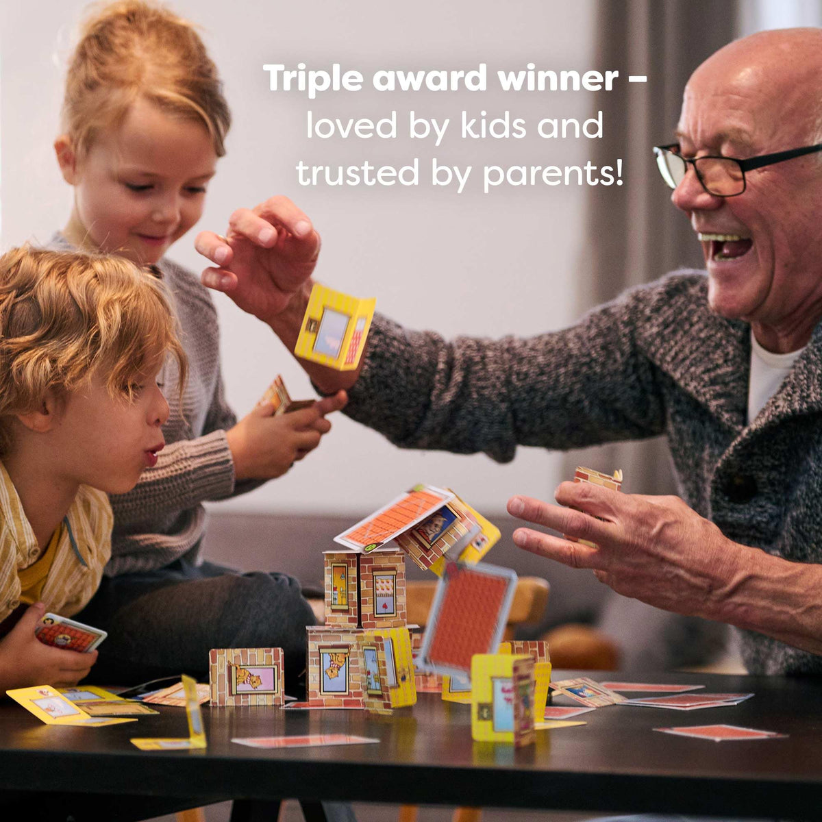 HABA Rhino Hero Game - Card Stacking for Kids 5+ | Award-Winning Family Fun
