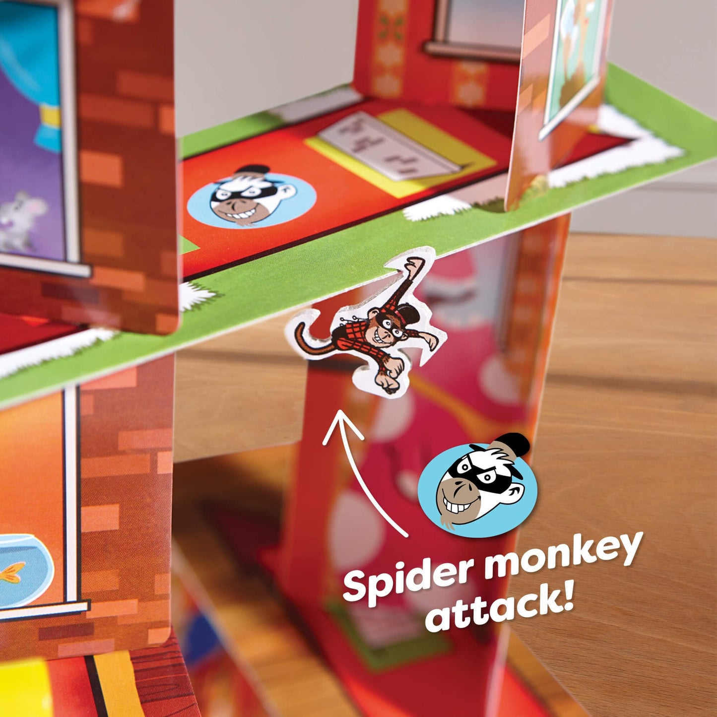 Rhino Hero Super Battle by HABA – 3D Stacking Board Game, Made in Germany
