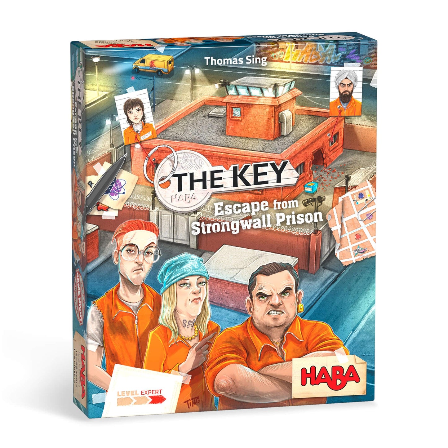 HABA The Key: Escape from Strongwall Prison — Investigative Crime Game