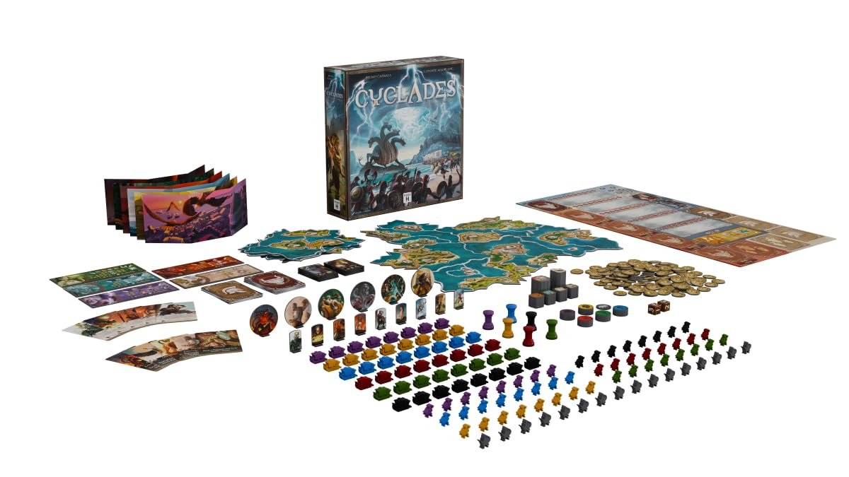 Hachette Boardgames: Cyclades | Epic Mythological Strategy Game for 2-6 Players | 60-90 Minutes