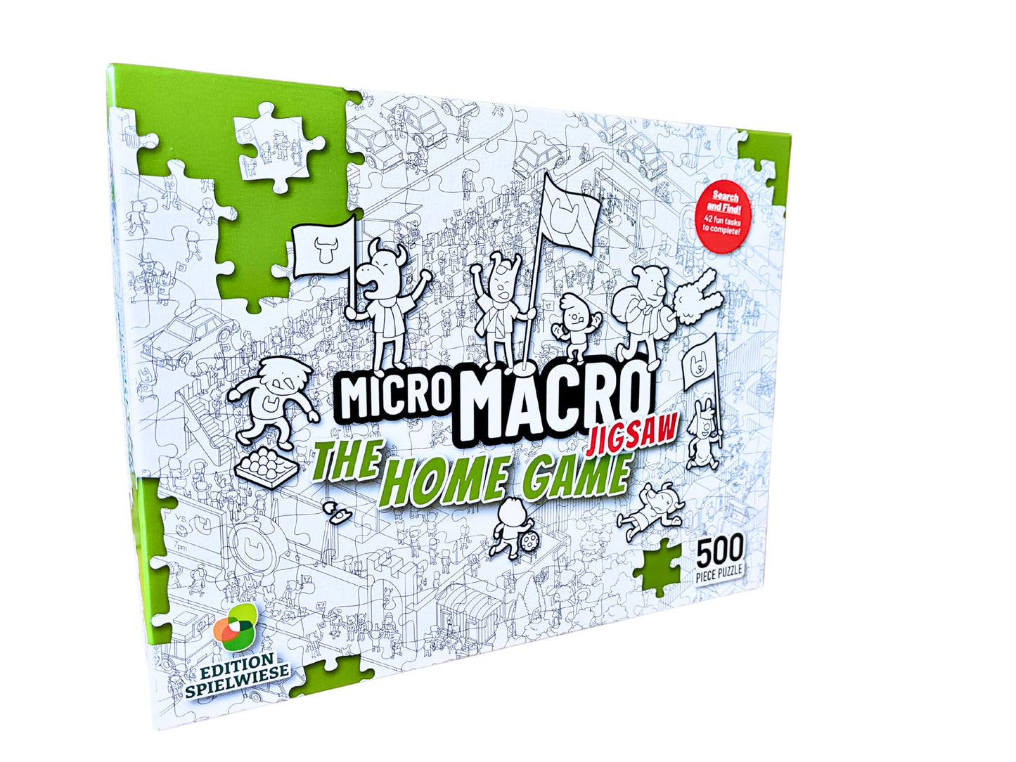 Hachette Boardgames MicroMacro Jigsaw: The Home Game – 500-Piece Family Mystery Puzzle