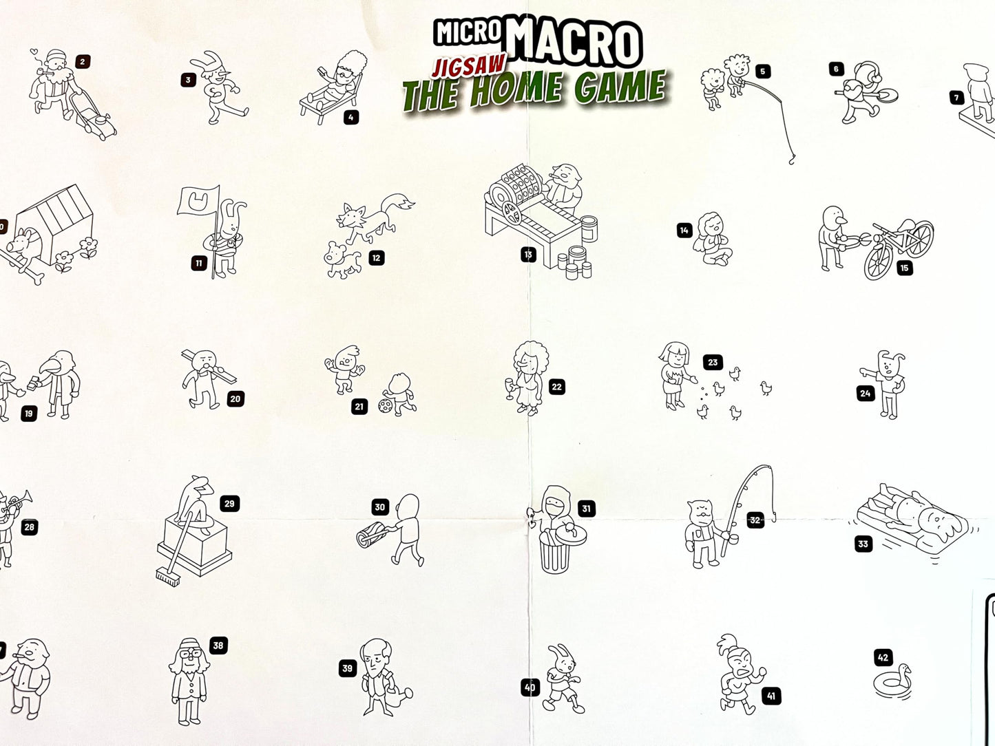 Hachette Boardgames MicroMacro Jigsaw: The Home Game – 500-Piece Family Mystery Puzzle