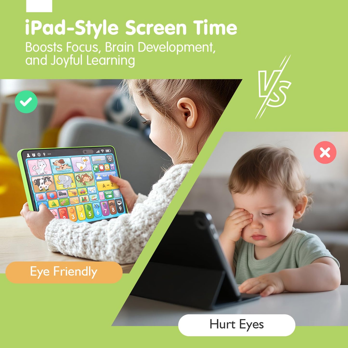 hahaland 5-Language Learning Tablet for Toddlers 1–3 – Sounds, Speech & Early Learning