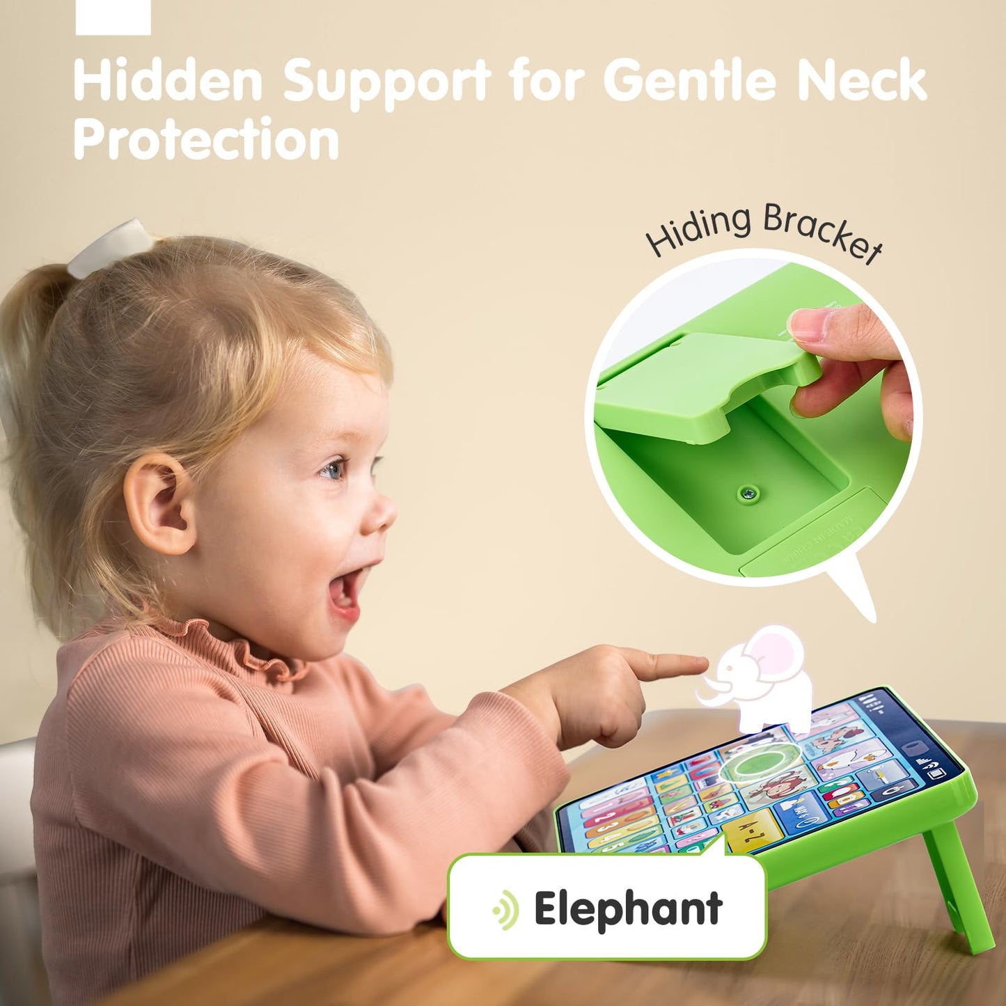 hahaland 5-Language Learning Tablet for Toddlers 1–3 – Sounds, Speech & Early Learning