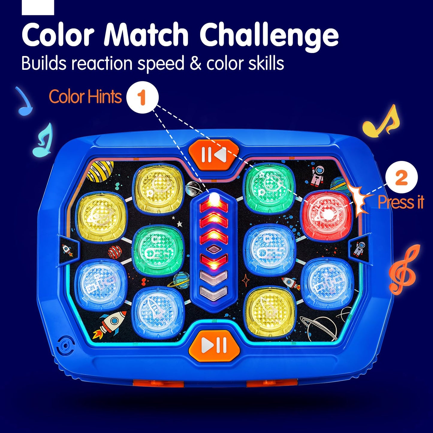 Hahaland Whack-a-Mole: STEM-Inspired Sound & Light Game for Ages 5-7