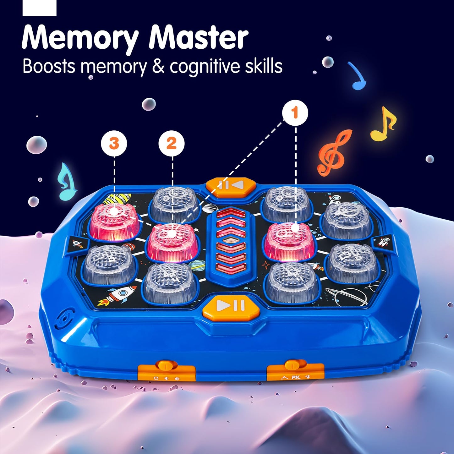 Hahaland Whack-a-Mole: STEM-Inspired Sound & Light Game for Ages 5-7
