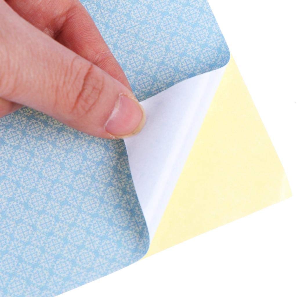 Haiabei 10Sheets Dollhouse Wallpaper & Floor Paper – Gloss Card Sheet for 1:12 & 1:6 Miniatures