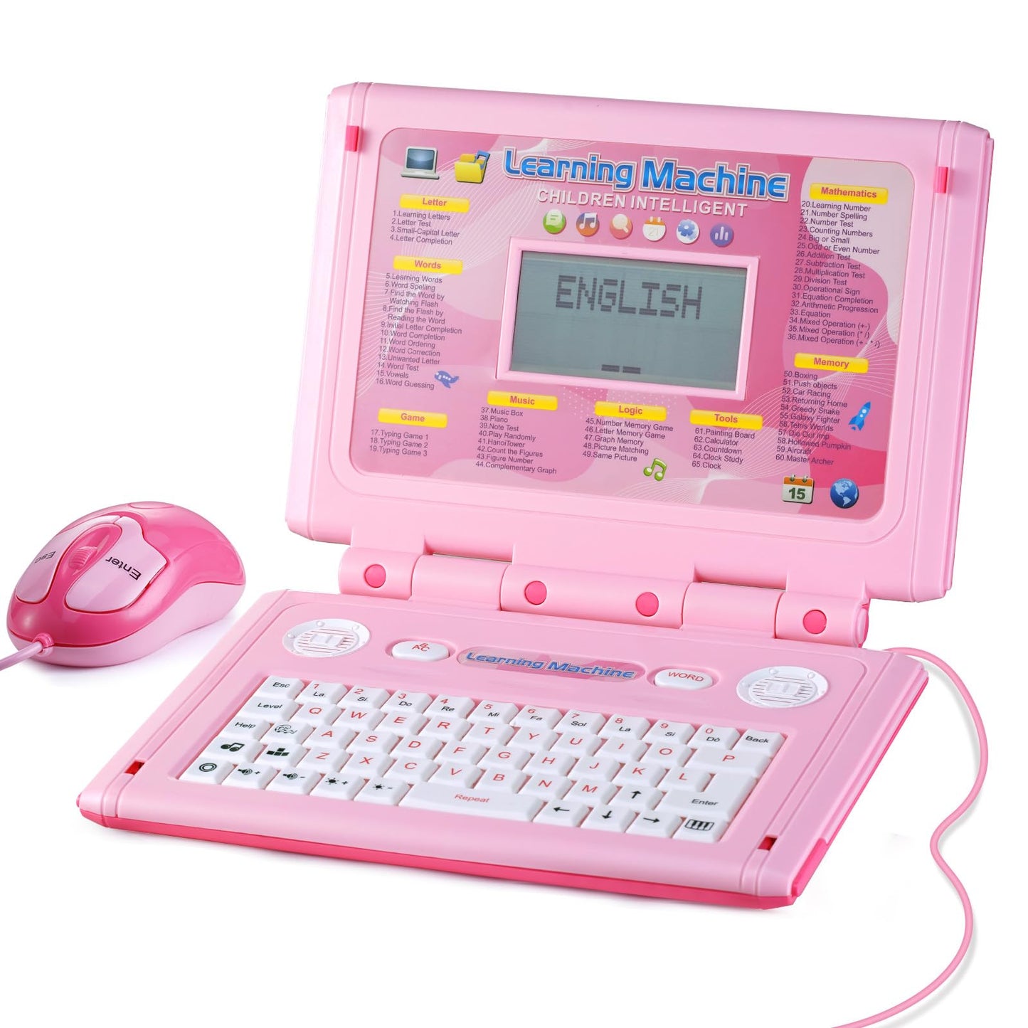 HAIOUMM Kids Educational Laptop - 65 Learning Modes for Ages 5+