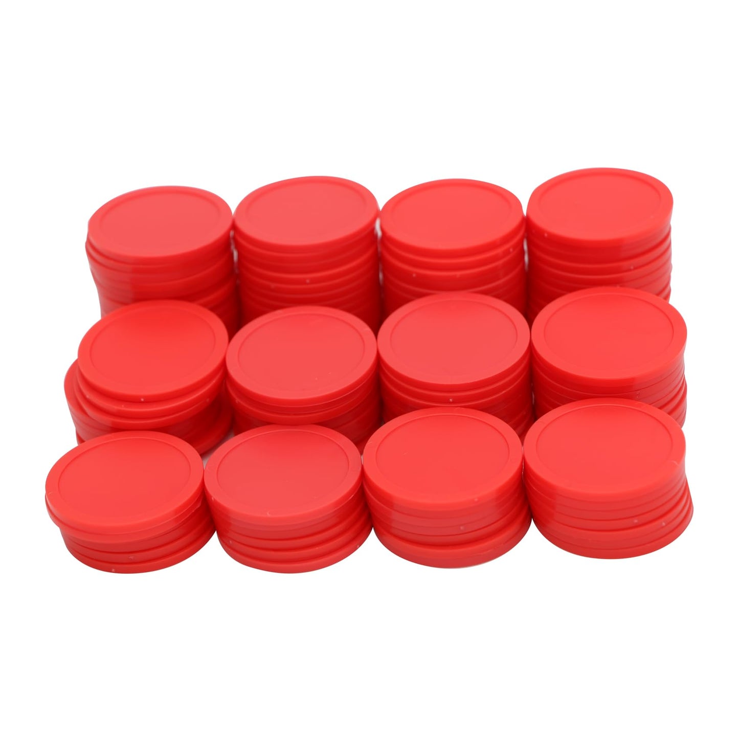 HAKITAROOM 35MM/1.37-Inch Counting Coins Box — 120 Durable Poker Coins (Red)