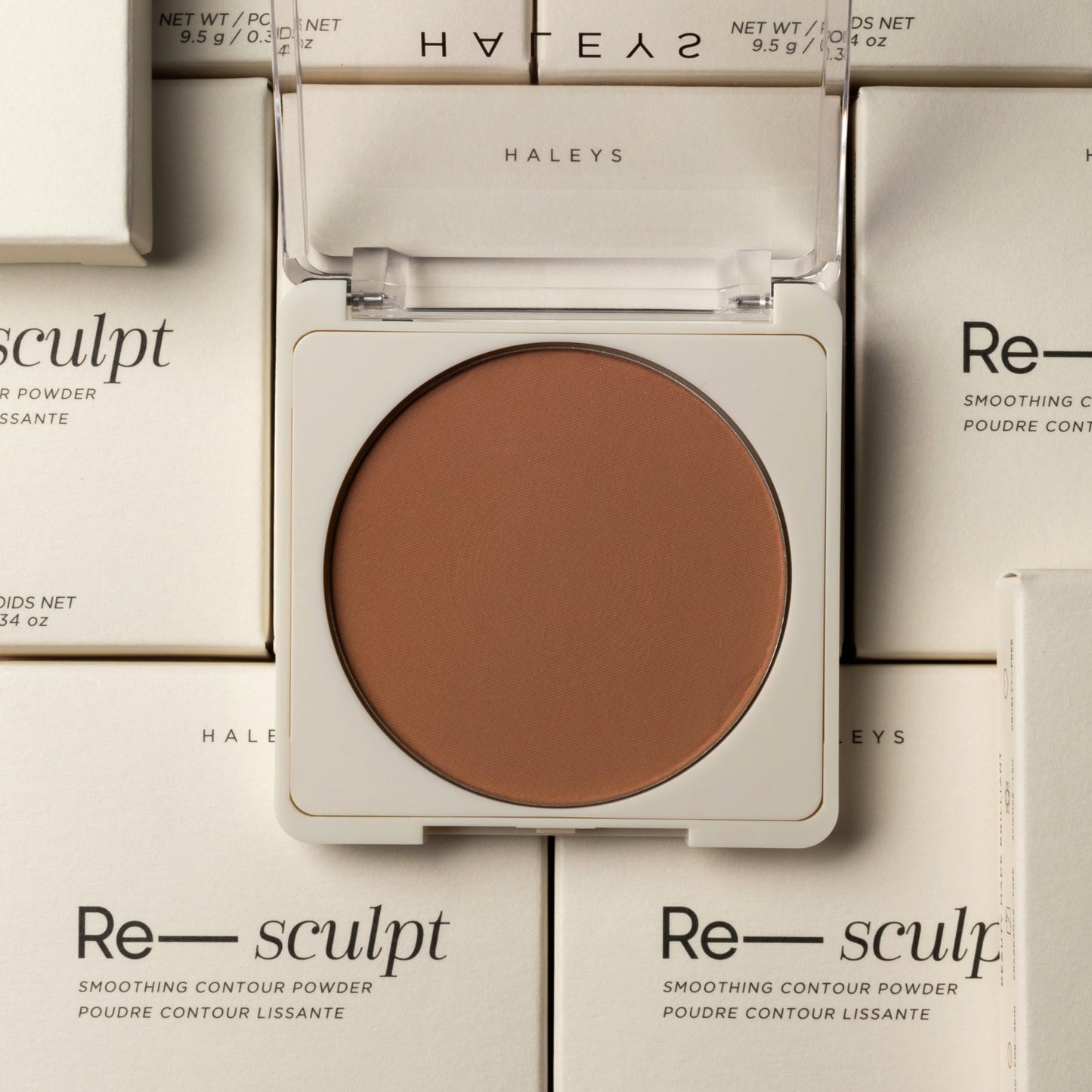 HALEYS Beauty Re-sculpt Smoothing Contour Powder – Lightweight, Non-Caking, Vegan & Cruelty-Free