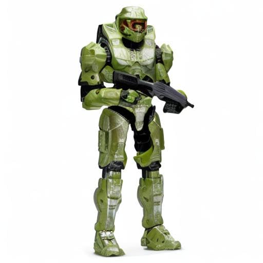HALO 6.5-inch Spartan Collection: Master Chief Highly Articulated Poseable Figure with Weapon Accessories