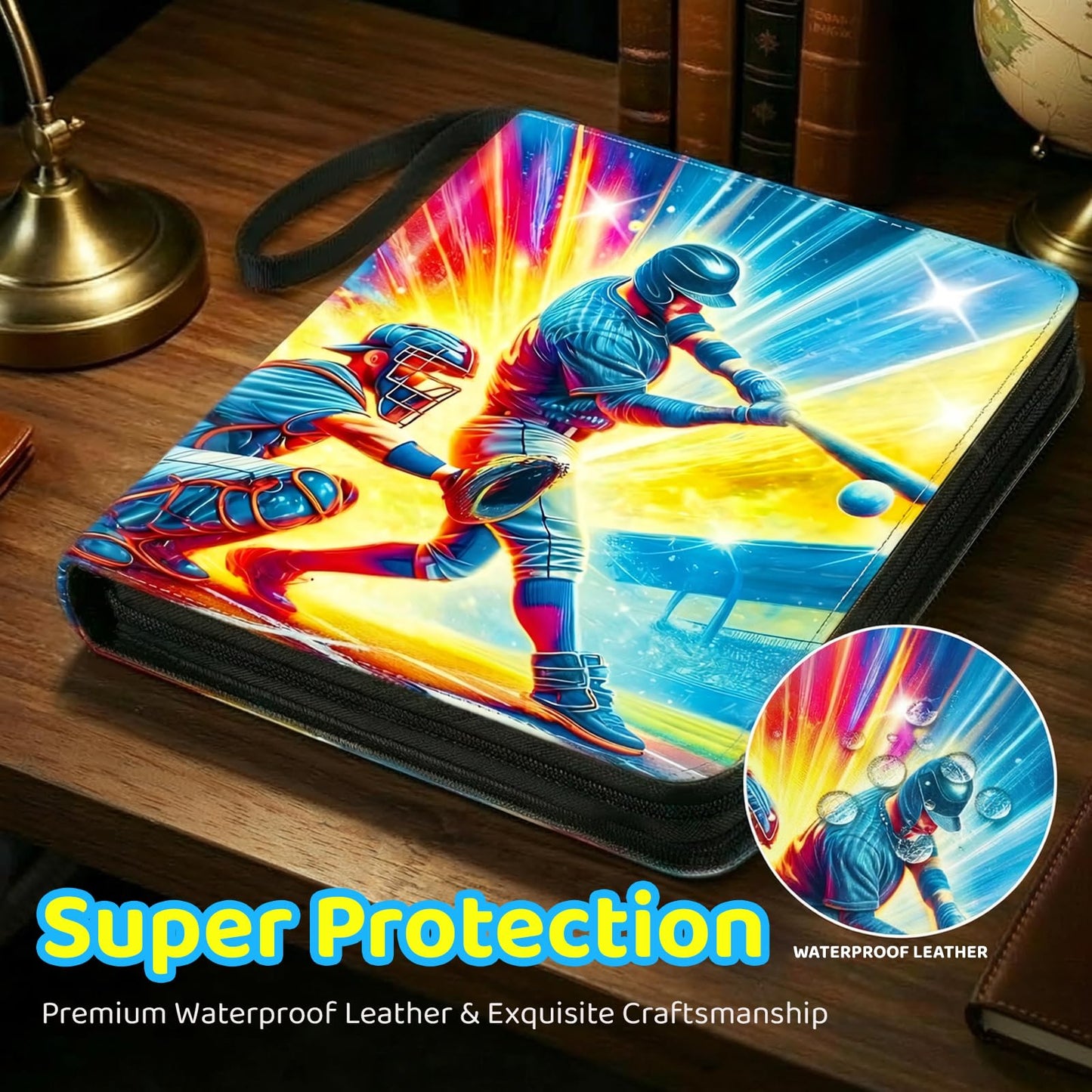 HAMKOT Zipper Cards Binder – 900-Pocket Premium Album for MTG, TCG & Sports Cards