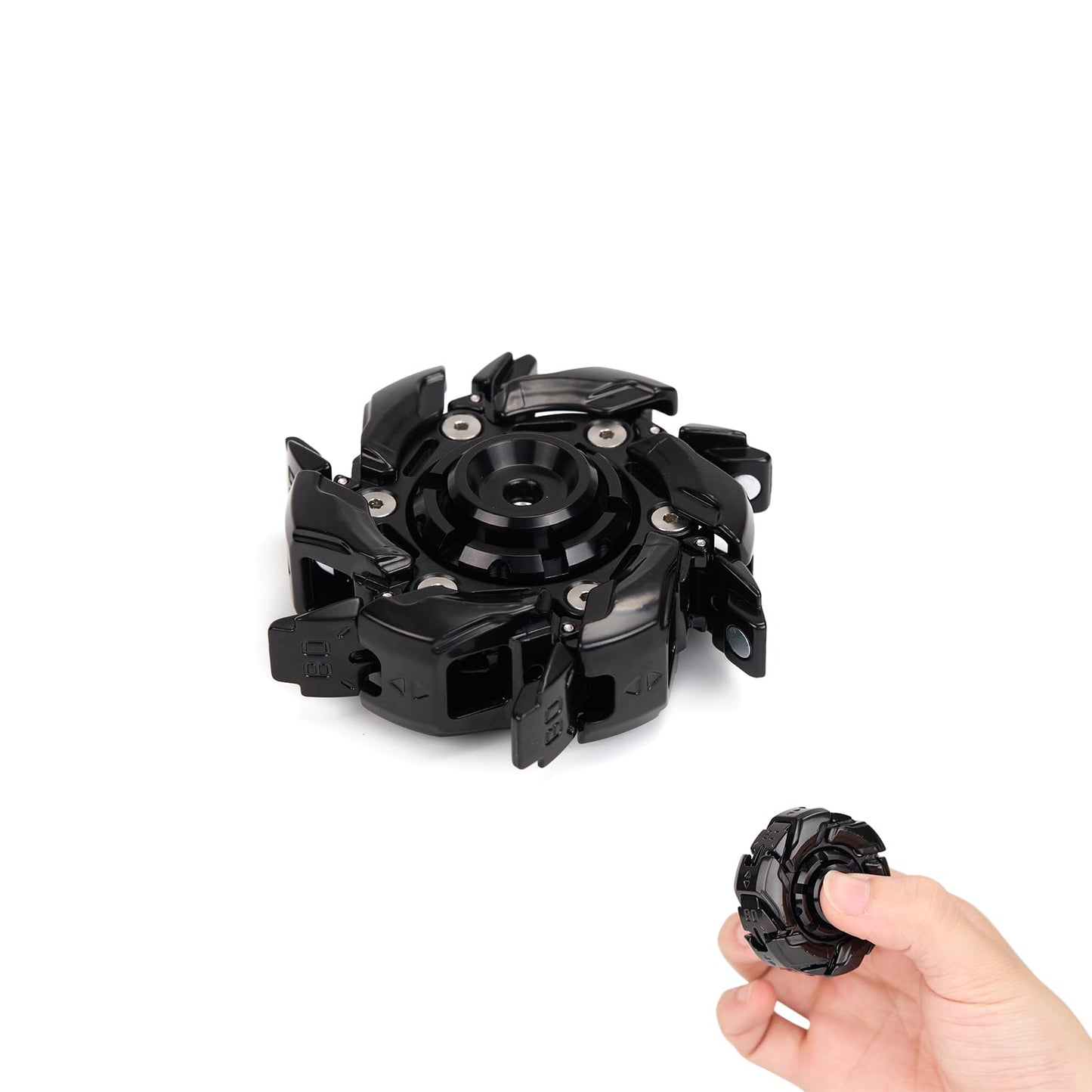 HAMMERSMITH Open Armor Spinner — Spin-Activated Metal Fidget for Adults