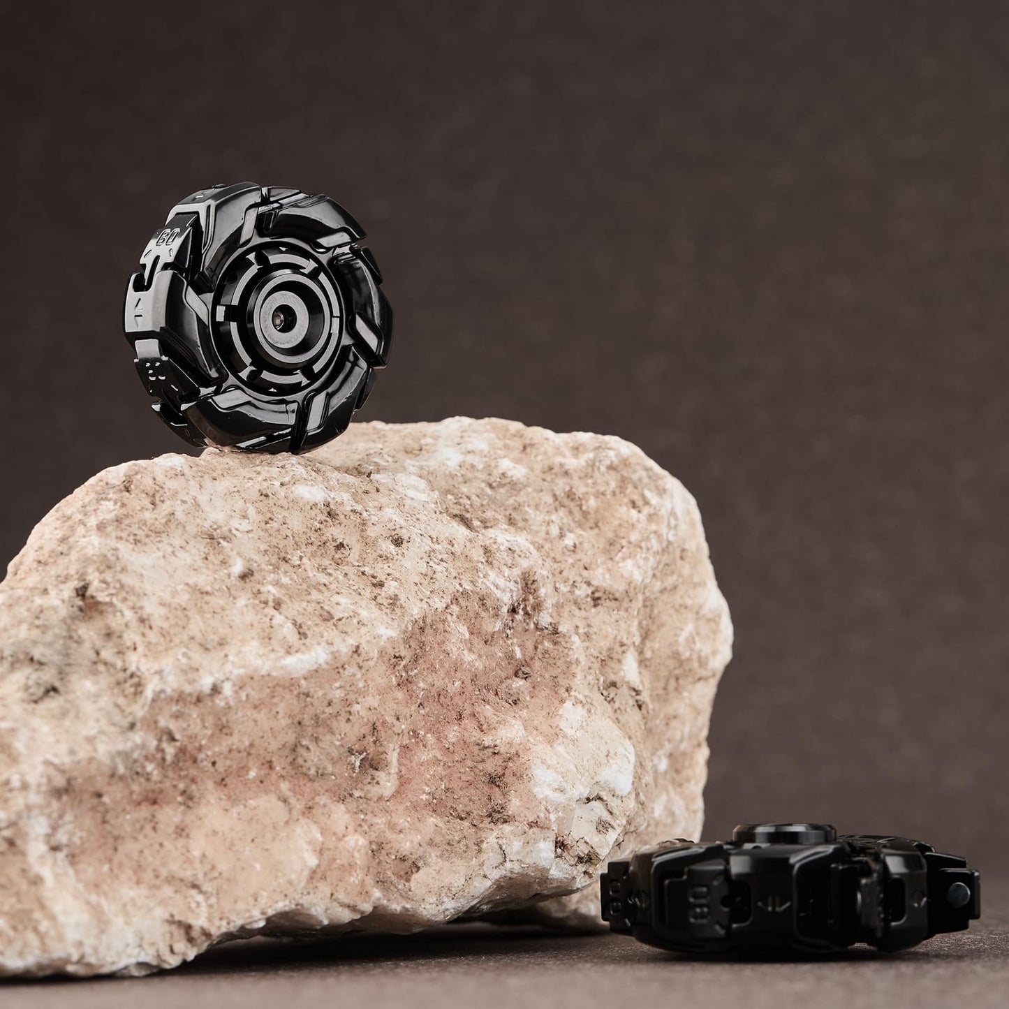 HAMMERSMITH Open Armor Spinner — Spin-Activated Metal Fidget for Adults