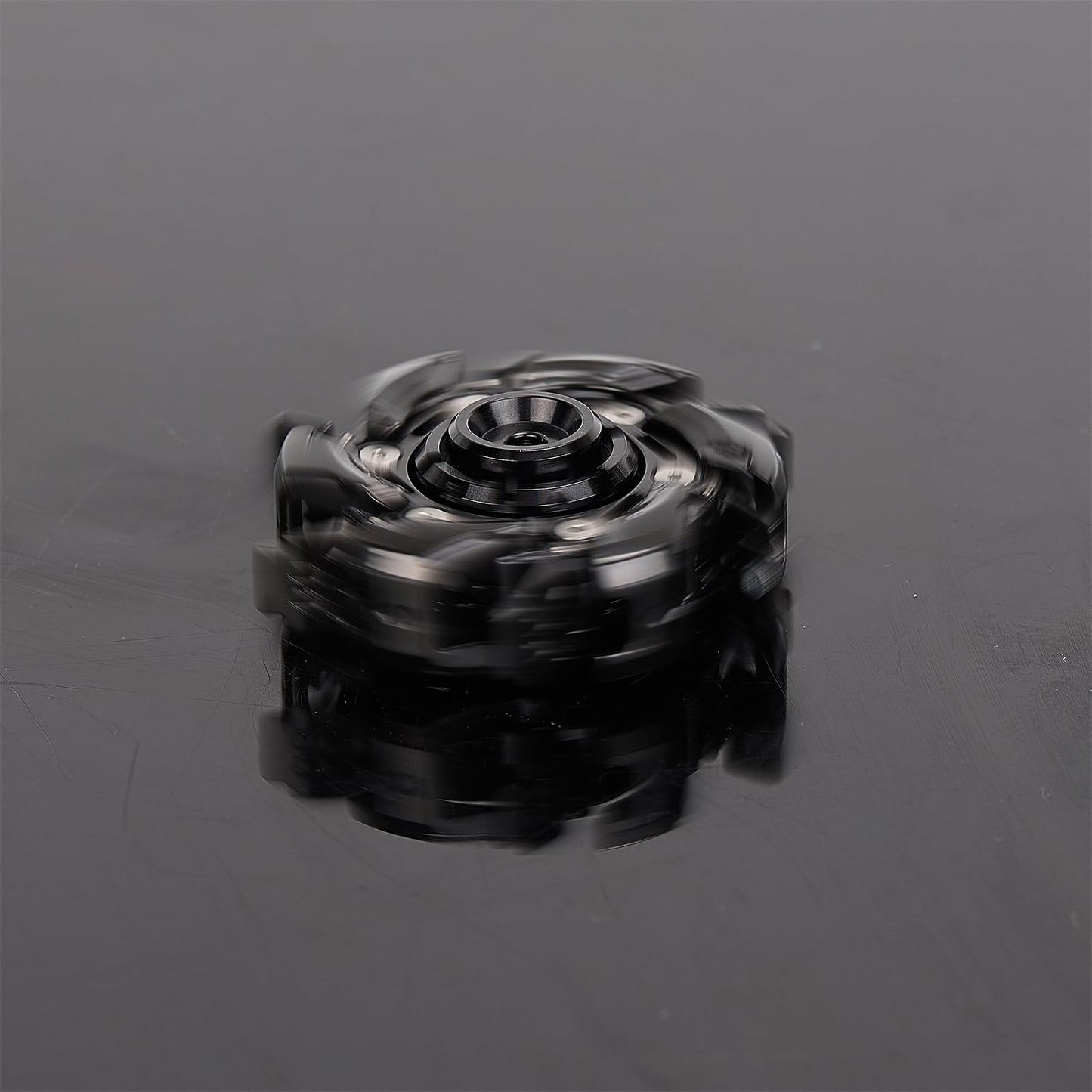 HAMMERSMITH Open Armor Spinner — Spin-Activated Metal Fidget for Adults