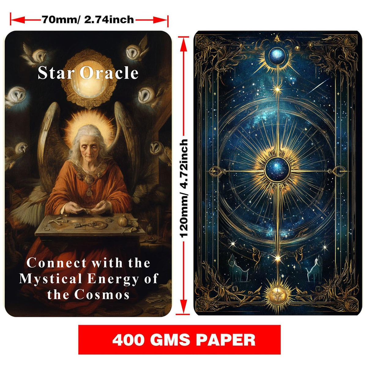 Han Yu Bowen Angels Ancestors Oracle Cards Deck – Spiritual Guidance & Inner Growth