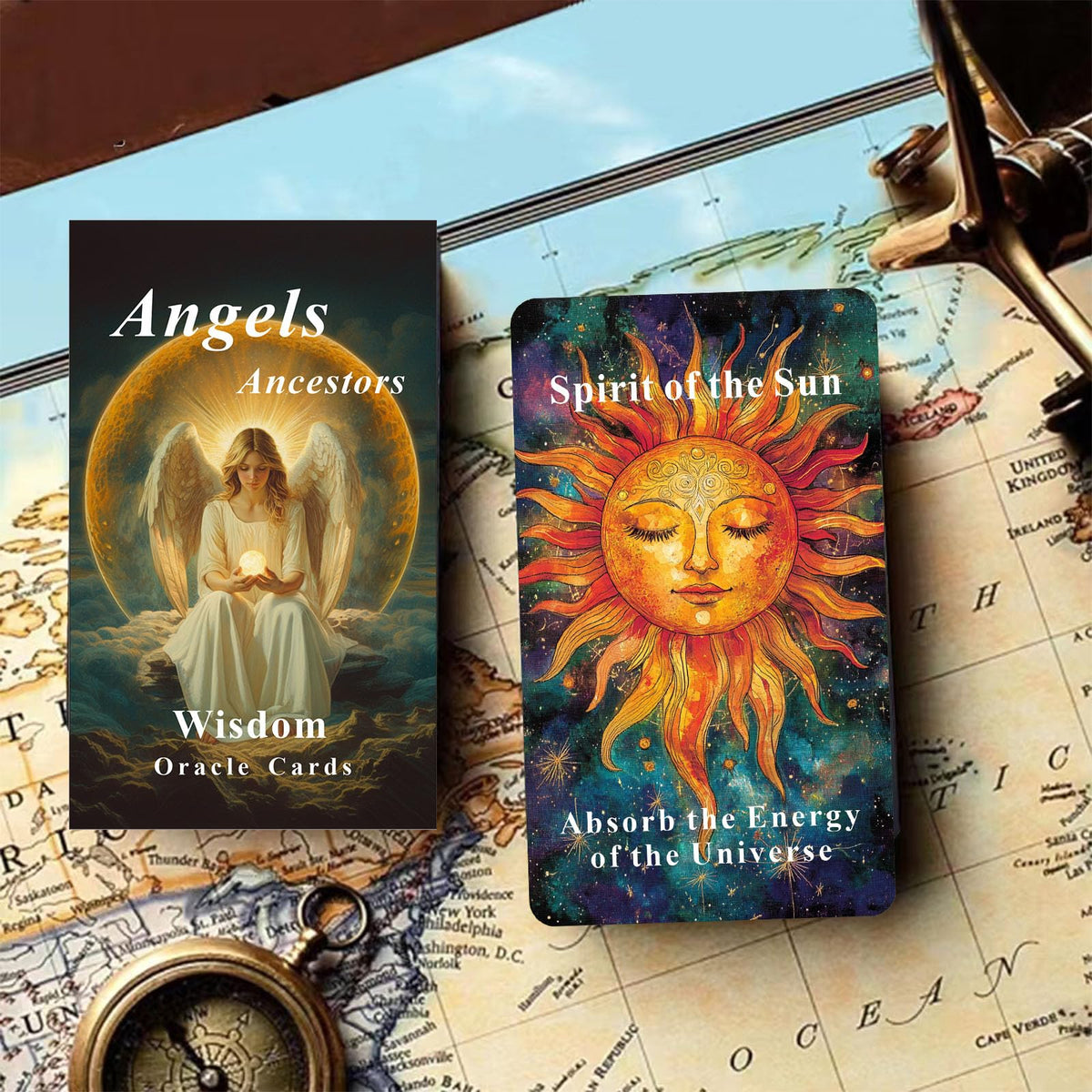 Han Yu Bowen Angels Ancestors Oracle Cards Deck – Spiritual Guidance & Inner Growth