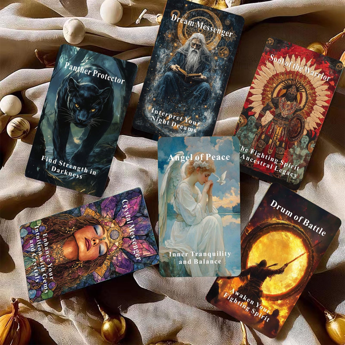 Han Yu Bowen Angels Ancestors Oracle Cards Deck – Spiritual Guidance & Inner Growth