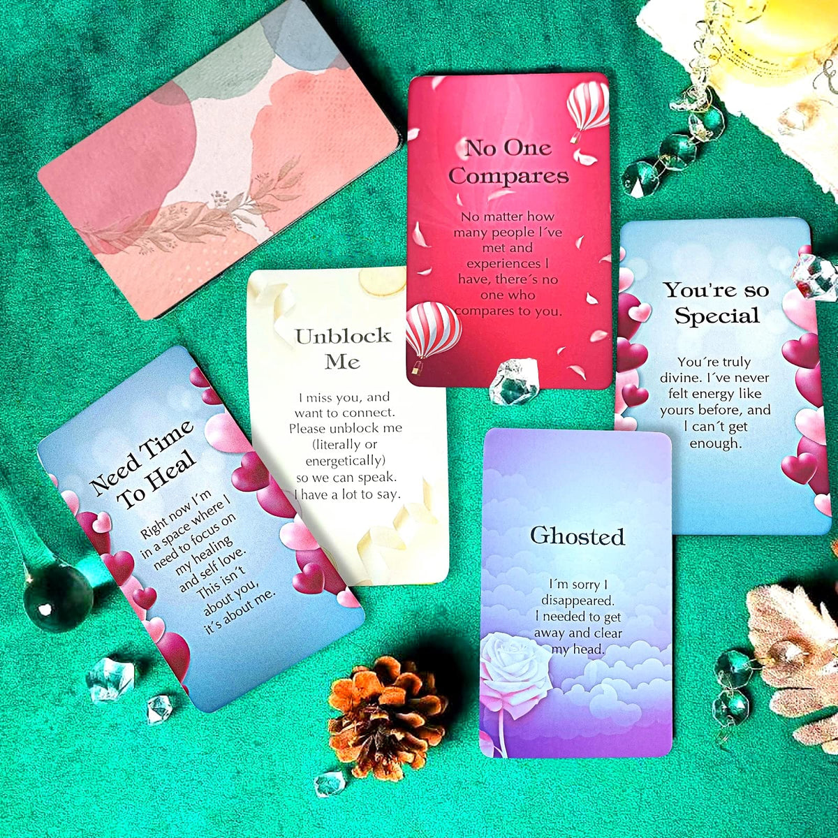 Han Yu Bowen Love Oracle Cards – Twin Flame Tarot for Beginners (54 Cards)