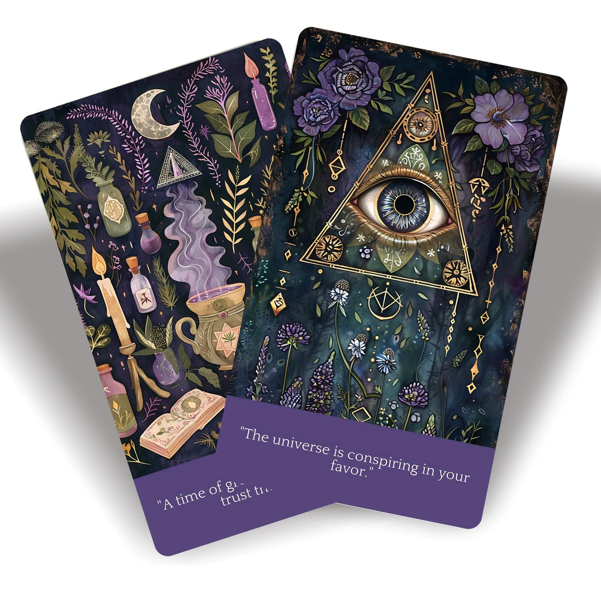 Han Yu Bowen Fortune Teller Oracle Cards – 56-Card Deck for Daily Guidance & Spiritual Practice